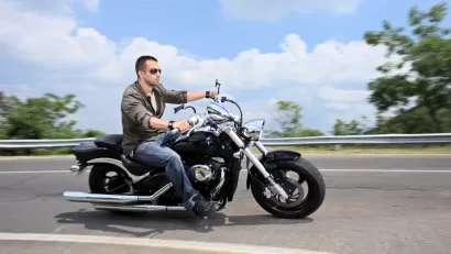 Motorcycle No Helmet