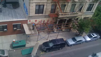 Sidewalk Shed Scaffolding