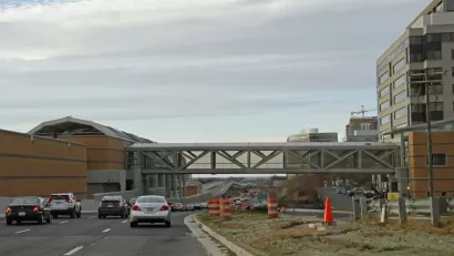 Greensboro Station on Metro's Silver line near Tyson's Corner