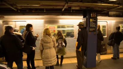 New York MTA subway station