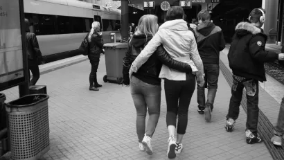 Teenagers Subway