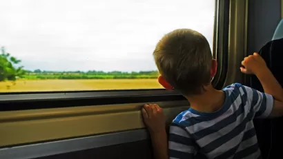 Child on Train