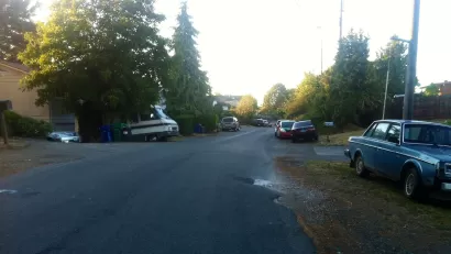 Street With No Sidewalk