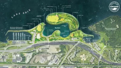 Site plan for CHEERS shoreline project