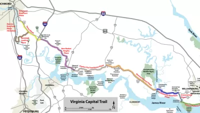 Virginia Capital Trail Map