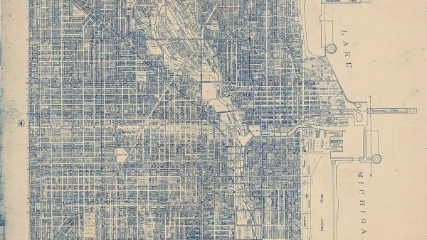 1922 zoning map of Chicago