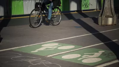 Bike on Sidewalk