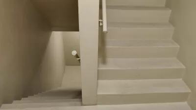 Apartment staircase, Washington, D.C.