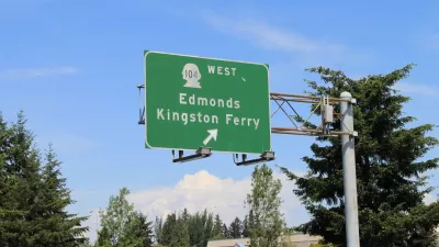 SR-99 in Edmonds, Washington