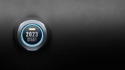 A button to start a car reads “2023 Start”