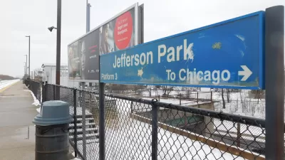 Jefferson park Blue Line Stop