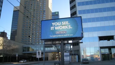 Digital Billboard, Edmonton, Canada