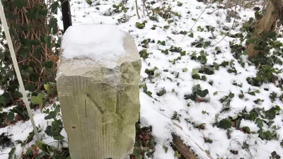 Mason-Dixon Tangent Stone 66: Maryland side