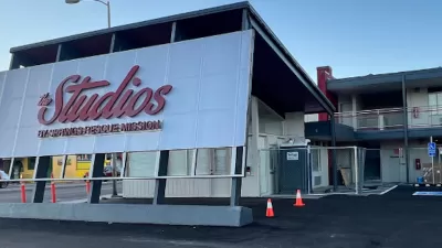 The Studios converted motel in Colorado Springs, Colorado.