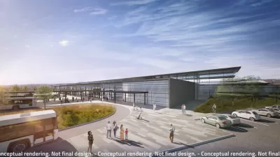 Rendering of proposed Brazos Valley station