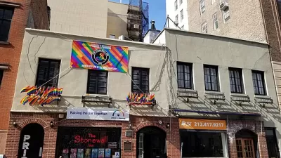 Front of Stonewall Inn, New York City, April 2019