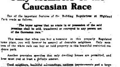 Exclusionary covenant
