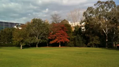 Melbourne University lawns