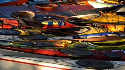 Colorful Kayaks