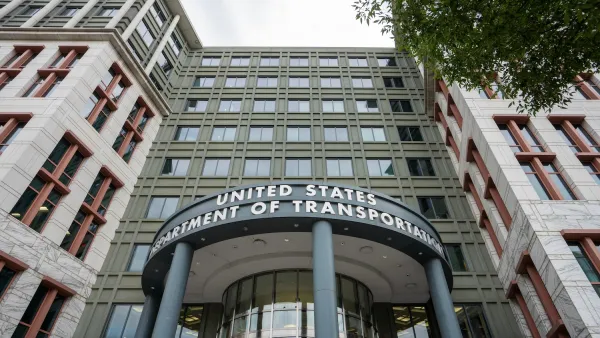 US Department of Transportation headquarters building in Washington DC.