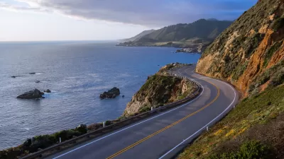 Highway 1 on norhtern California coast.
