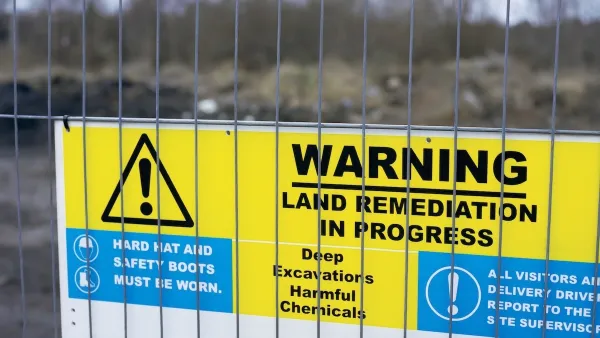 Regeneration of contaminated industrial land used for waste dumping, West Midlands, UK, 2006 .