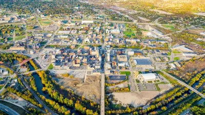 Aerial view of Youngstown, Ohio.