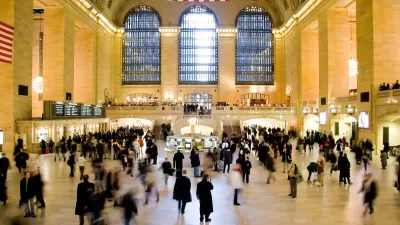 Central hall at Grand Central Station, New York City.