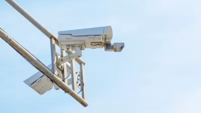 Automated traffic enforcement camera.