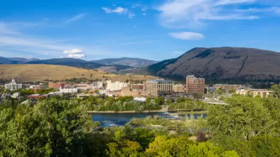 View of Missoula, Montana on a sunny day.
