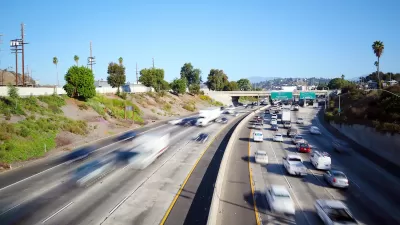 Interstate 5 freeway in Los Angeles, California.