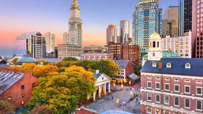 Boston city skyline