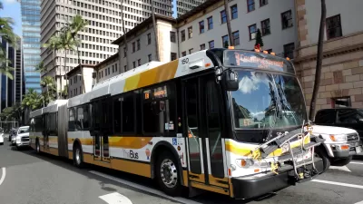 Honolulu public bus.