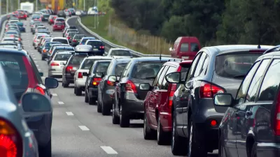 Busy traffic on a road