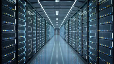 Servers in a data center.
