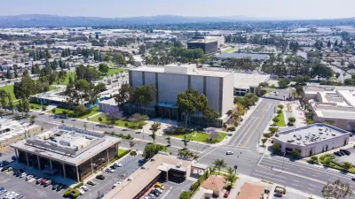 Aerial view of Norwalk, California in daytime.