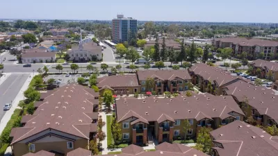Aerial view of Norwalk, California.