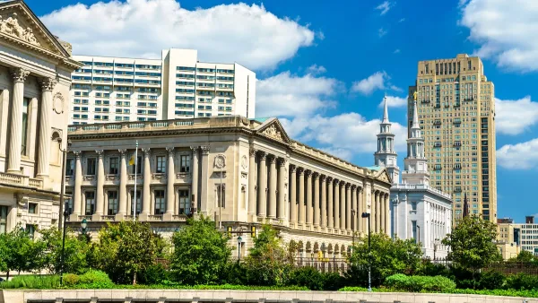 Historic courthouse building in Center City Philadelphia.