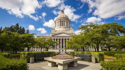 Washington state capitol dome in Olympia, Washington.