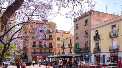 Walkable, mixed-use neighborhood in Barcelona, Spain