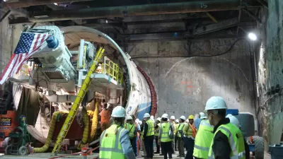 San Francisco Tunnel Boring Machine