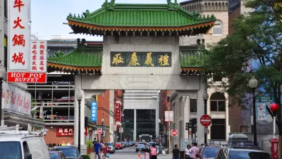 Chinatown gate, Boston