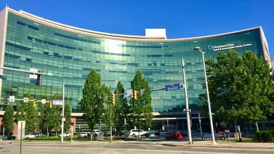 A photo of the Cleveland Clinic hospital.