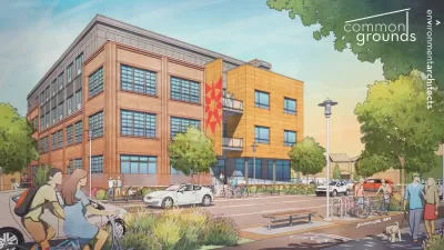 Rendering of Commongrounds Cooperative building