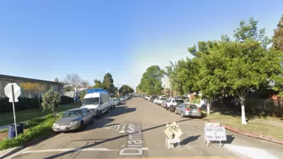 Google Maps street view of Diamond Street