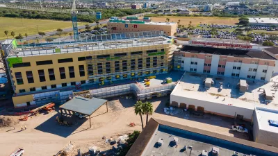 Edinburg regional medical center under construction in Edinburg, Texas.