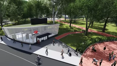 Philadelphia Transit Station Rendering
