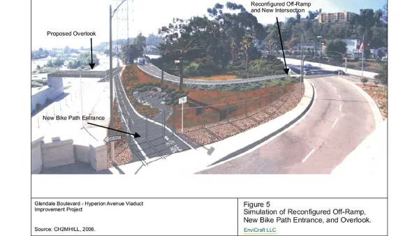 Proposed design for Glendale-Hyperion Bridge