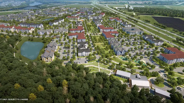 Rendering of Disney-backed multifamily housing development in Florida.