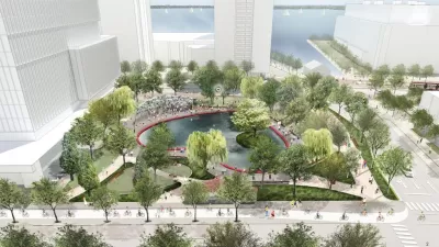 Rendering of proposed Love Park, Toronto.